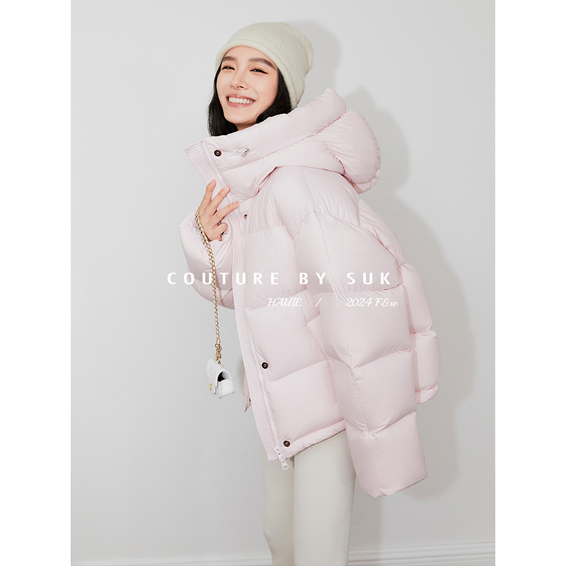 90白鹅绒短款羽绒服SUK