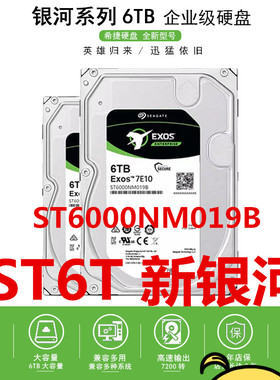 原装ST6000NM019B/NM021A服务器企业级ST6TB银河6T监控录像机硬盘