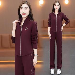 2025春新款女式运休动长袖POLO领透气健身房训练件96957299闲套装