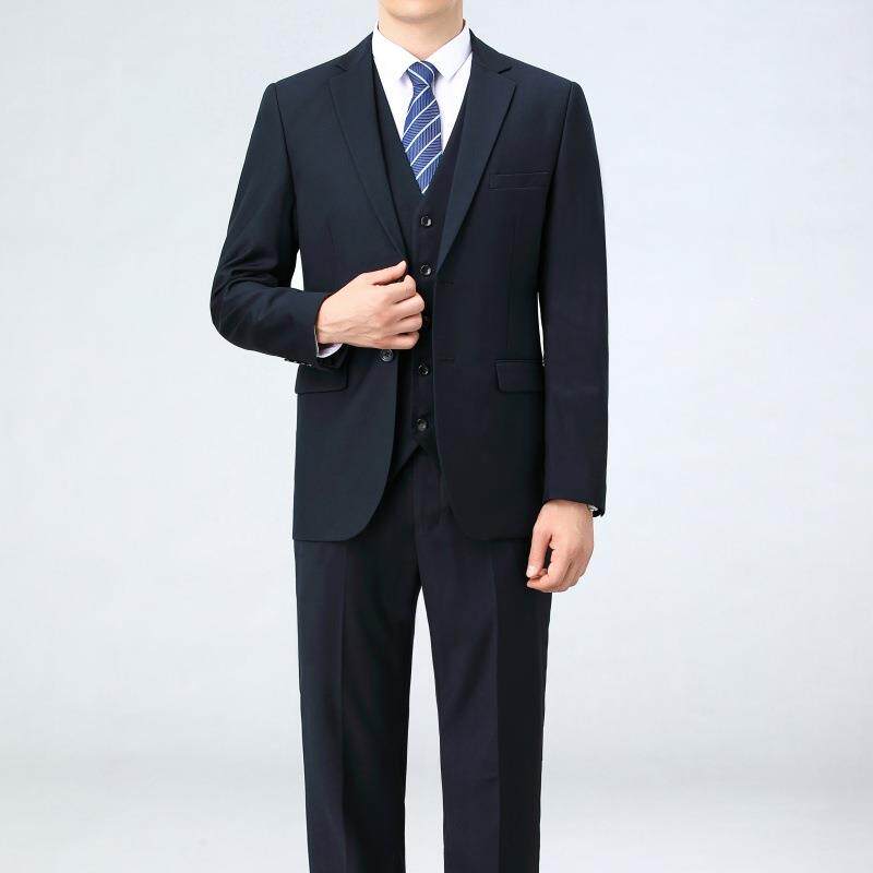 男士西服套装商务休闲新结婚服高端职礼业正装三伴郎郎西装件1826