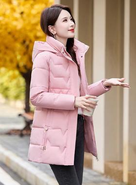 正品羽棉衣棉气服女冬季2绒02571-778款爆款中年妈妈时尚洋新棉袄