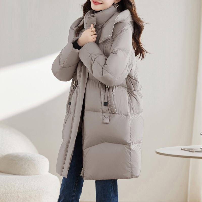 加厚鸭绒羽服女冬季中长款2绒02新ZLI1376款4小个子高洋气端时尚
