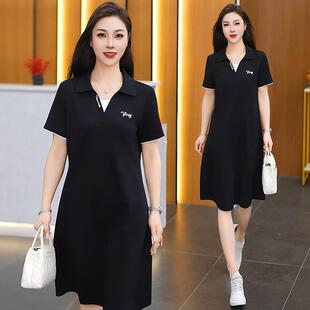夏小个子连衣裙女短款季显女高显瘦清新减龄法式温柔气134-392-质