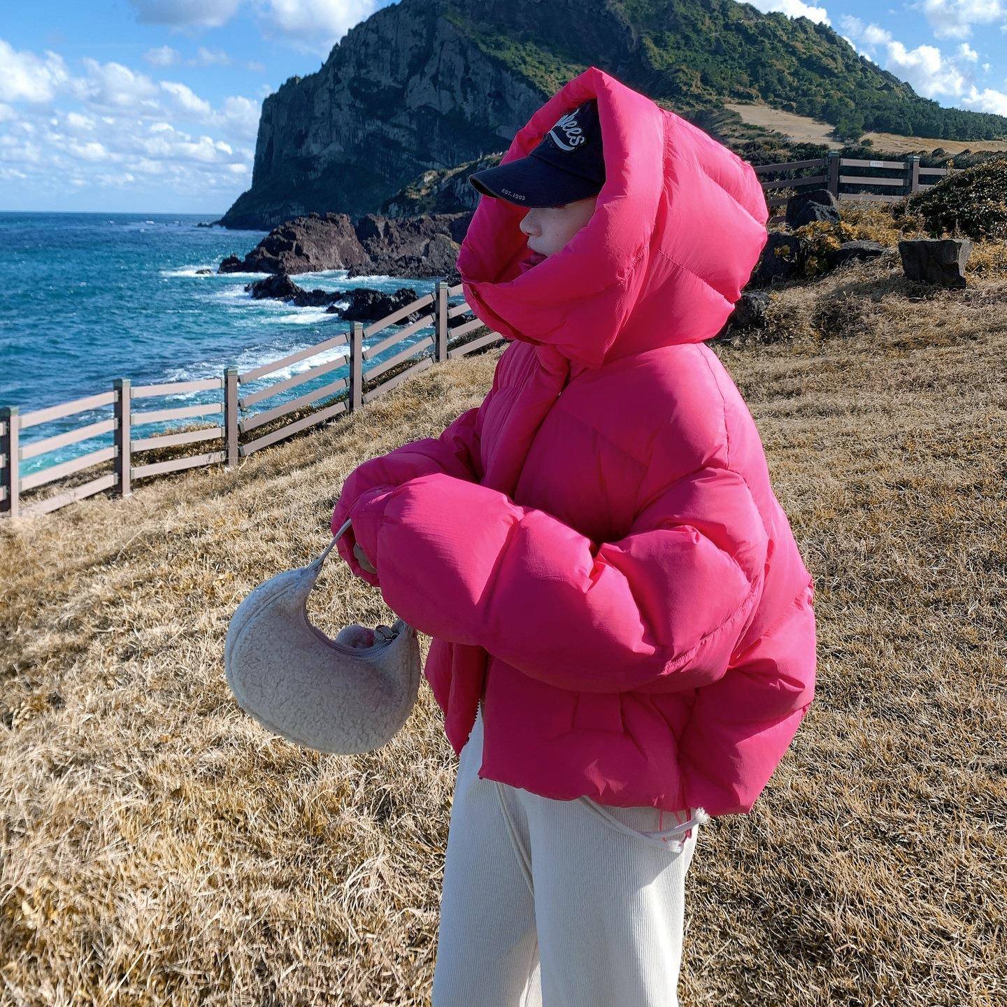 025D008-D13绒新冬季款连帽羽2服