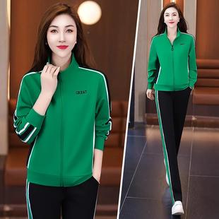 82374634新款 高端洋气运动服两套件2205秋季 宽松洋气休 闲套装 时尚