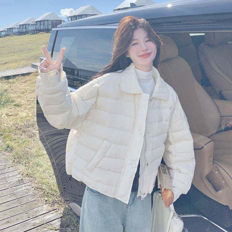 排骨羽绒服女款2025个冬季新小子立领韩系款hic氛2B237-61围感90