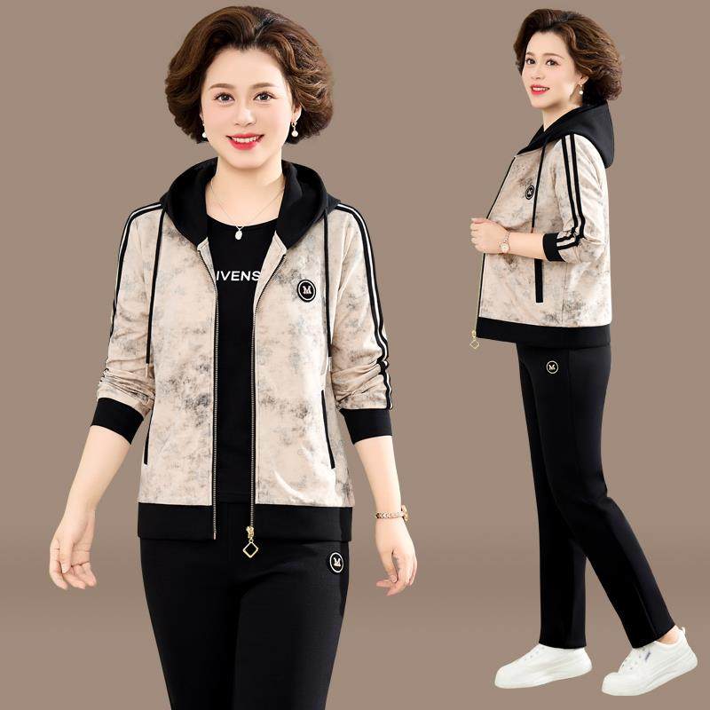 2款025春秋季女运动套身装长袖96836135POO领L透气吸汗运动服健休