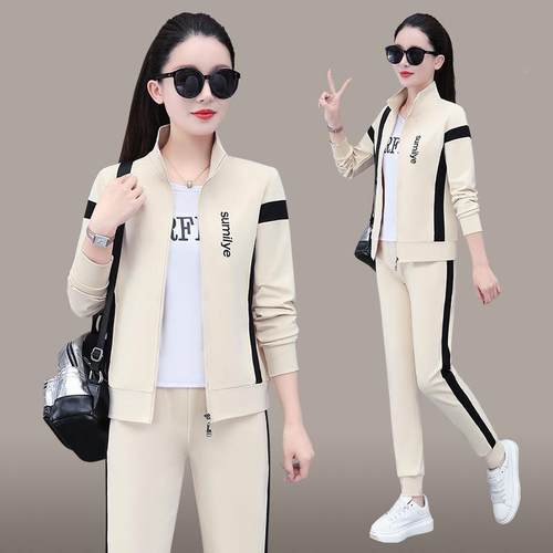 档运动套装士2025年闲春秋季新款女高休服气质73198145显瘦三件套