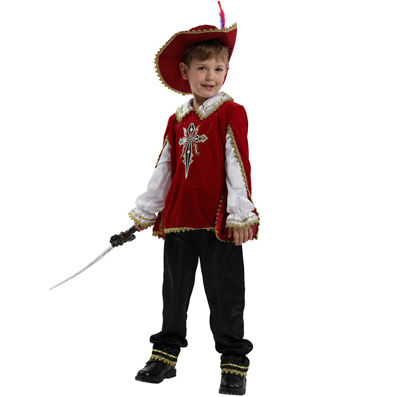 圣诞节面具舞会白马王子表演服