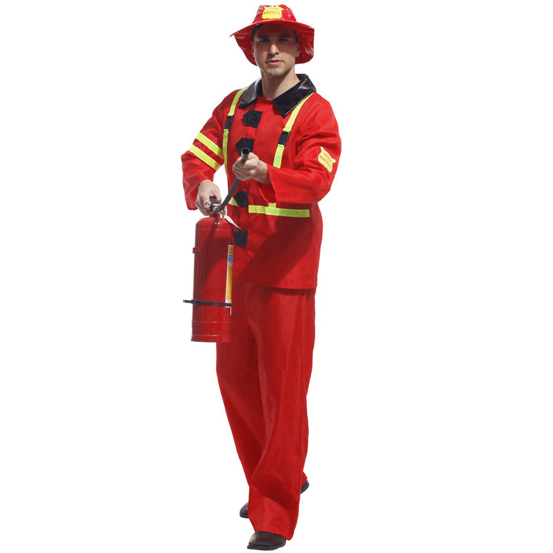 六一儿童节cosplay服装男化妆舞会亲子表演服 消防员服消防服服饰