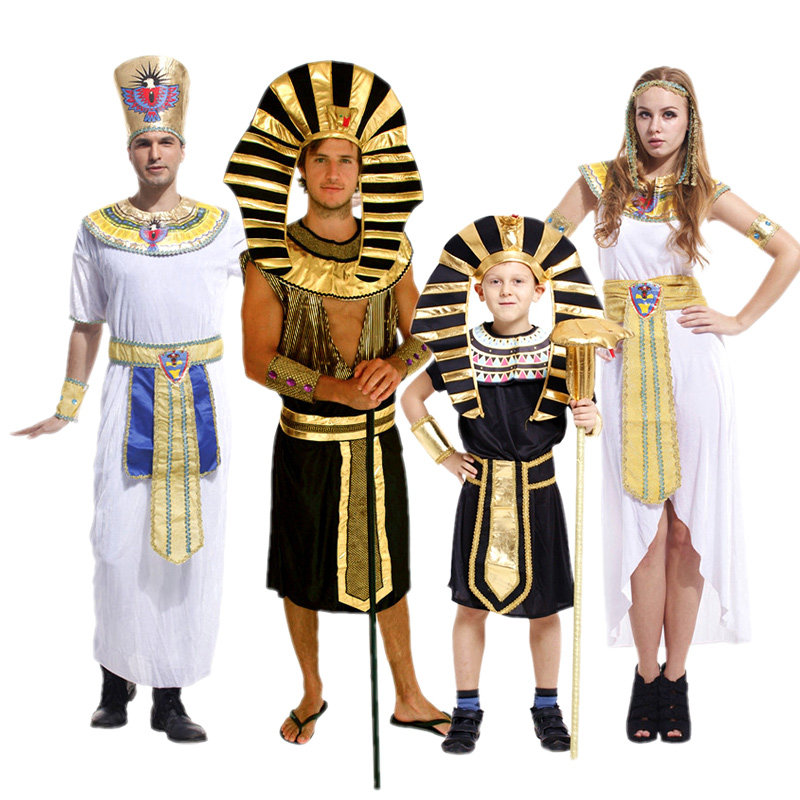 圣诞节cosplay服装儿童埃及王子演出服cos埃及法老装扮表演服男童