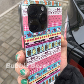 售完不补 原创凯蒂猫闪粉双层工艺手机壳亮面适用于苹果15promax