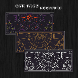 GMK Tako Deskmat防水耐脏鼠标垫超大古希腊神眼电竞丝滑加厚垫男