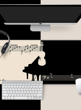 个性小众音乐大师GMK Maestro deskmats滑鼠标垫超大键盘加厚垫子