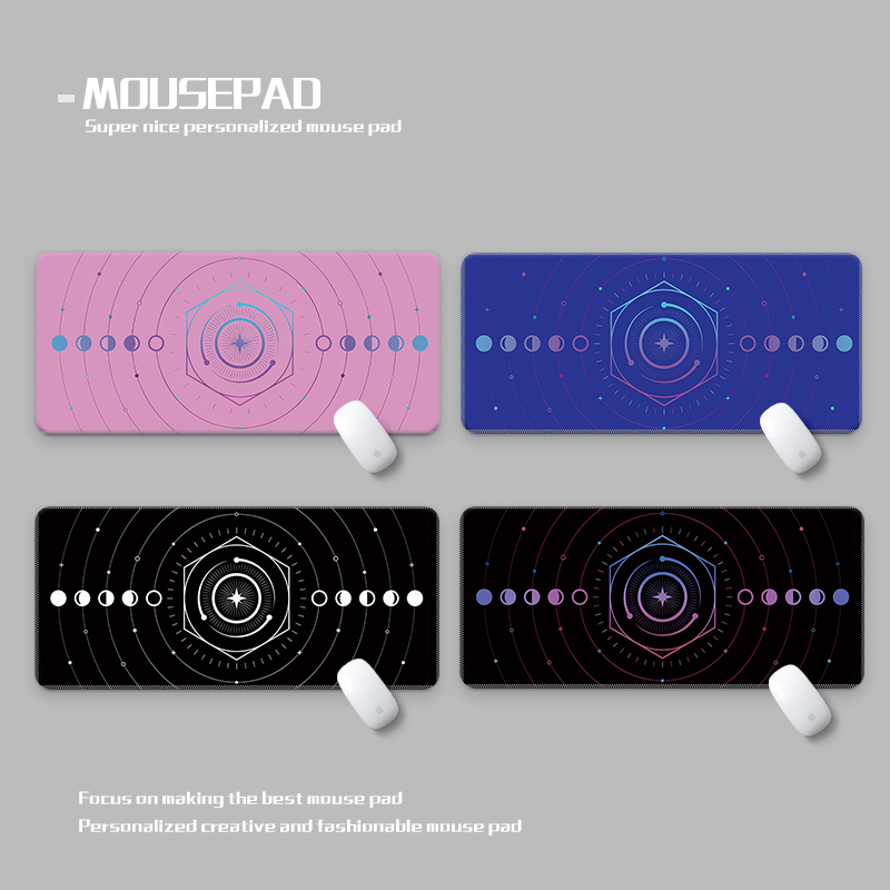 宇宙星系鼠标垫超大炫酷个性小众纯色电竞游戏丝滑Galaxy deskmat