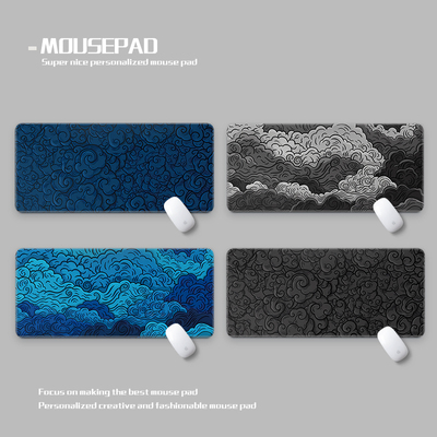 日系东方个性云层鼠标垫超大防水丝滑垫 Japanese Clouds DeskMat