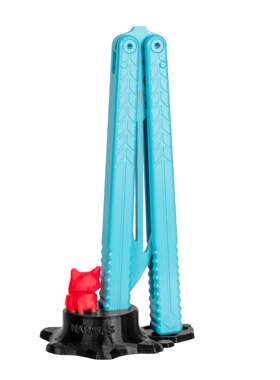 Nabalis特氟龙狐狸蝴蝶刀花式玩具涂层冠绝天balisong安全未开刃