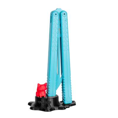 Nabalis特氟龙狐狸蝴蝶刀花式玩具涂层冠绝天balisong安全未开刃