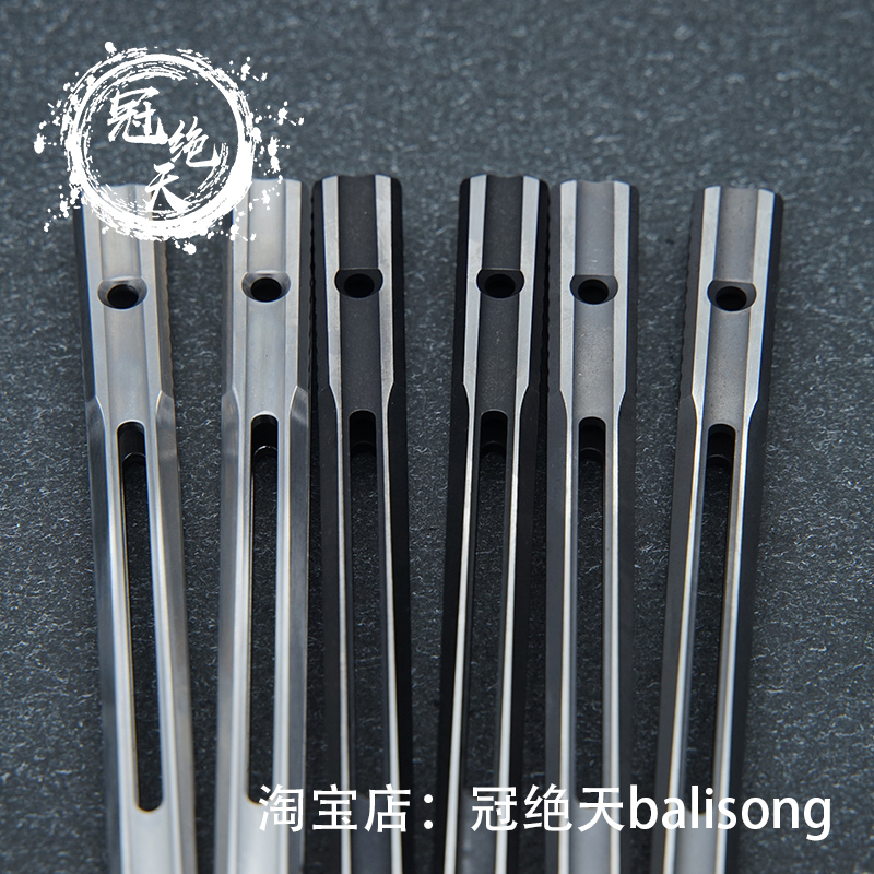 无疆逆戟鲸v1.5钛合金花式蝴蝶刀【冠绝天balisong】不开刃标准版