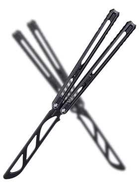 Nabalis-山河蝴蝶刀花式不锈钢玩具冠绝天balisong安全未开刃