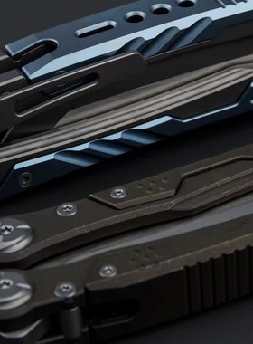 MAXACE公爵2蝴蝶 冠绝天balisong 轴承钛柄m390