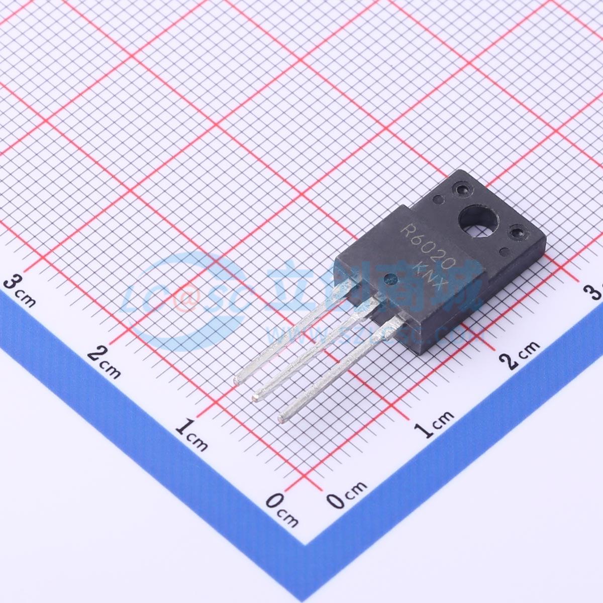 场效应管MOS R6020KNX TO-220FM ROHM(罗姆) 电子元器件配单