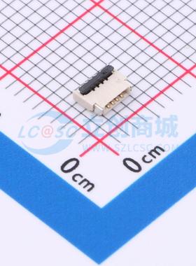 连接器 HC-FPC-05-09-4RLTAG SMD,P=0.5mm,卧贴 翻盖式 4P 双侧触