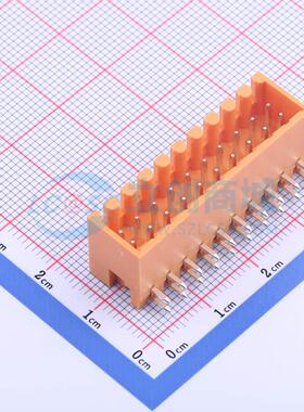 插拔式接线端子 KF2EDGERC-3.5-2*10P 弯插,P=3.5mm 板端/插座-闭