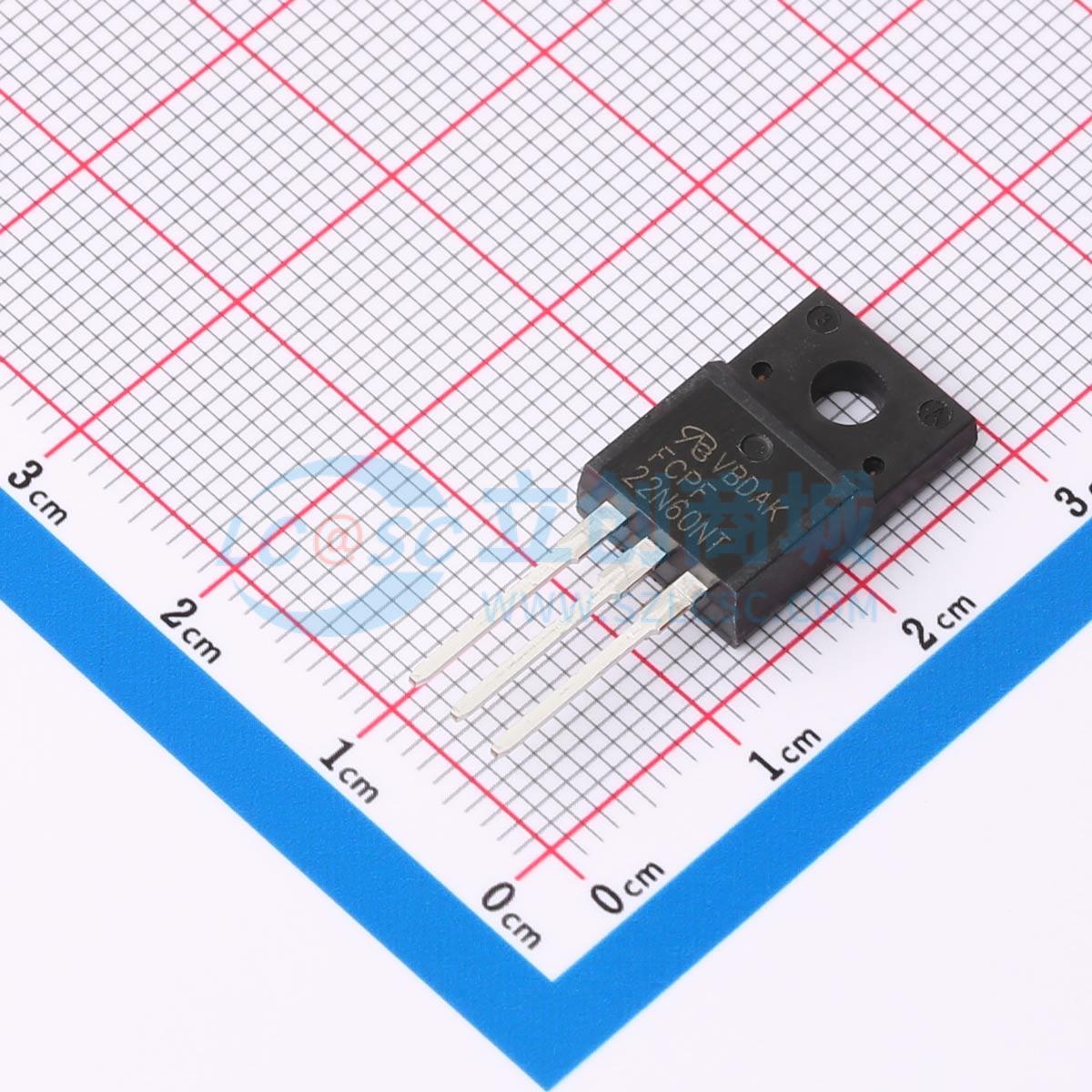 场效应管MOS FCPF22N60NT-VB TO-220F 650V VBsemi微碧