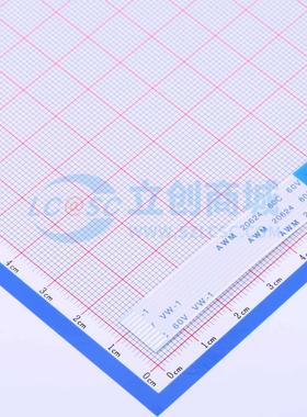 FFC连接线 10P 间距1.0mm 长6CM 反向 P=1mm 10P 0.303mm 反向