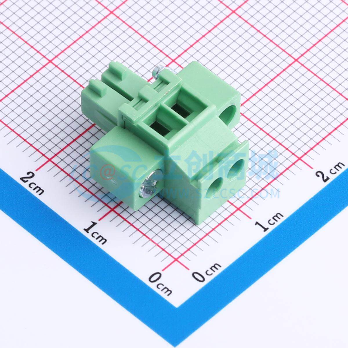 插拔式接线端子 DB2EKAM-3.5-2P-GN-S P=3.5mm 1x2P 电子元器件