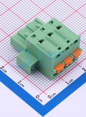 插拔式接线端子 DB2EKDM-5.08-3P-GN P=5.08mm 1x3P 电子元器件