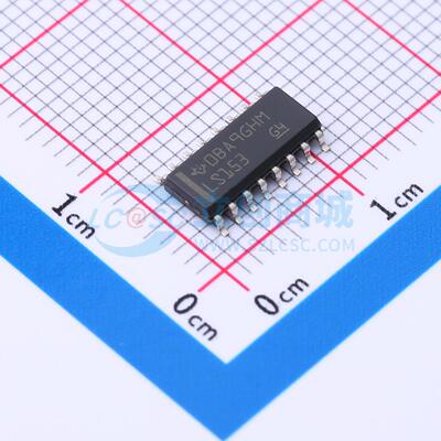 信号开关/编解码器/多路复用器 SN74LS153DR SOIC-16 电子元器件