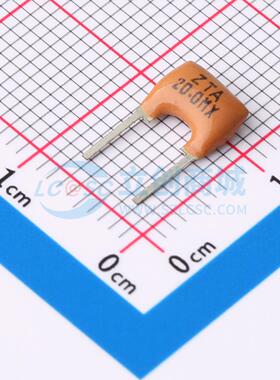 陶瓷谐振器(无源) KZA20000 插件,P=5mm 原装正品 电子元器件配单