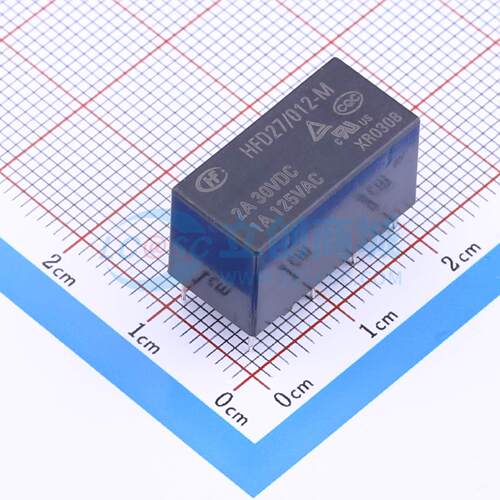 功率继电器 HFD27/012-M DIP,10.2x20.2mm 原装 电子元器件配单