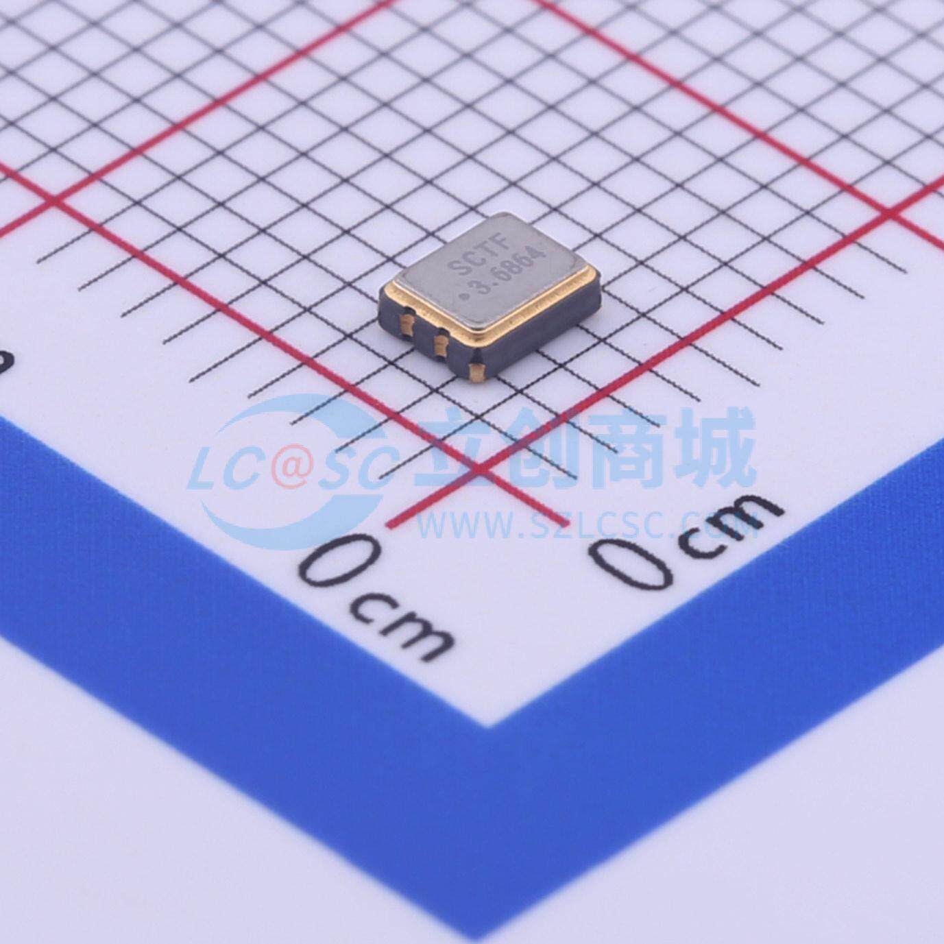 有源晶振 S3D3.686400B20F30T SMD3225-4P 3.6864MHz 电子元器件