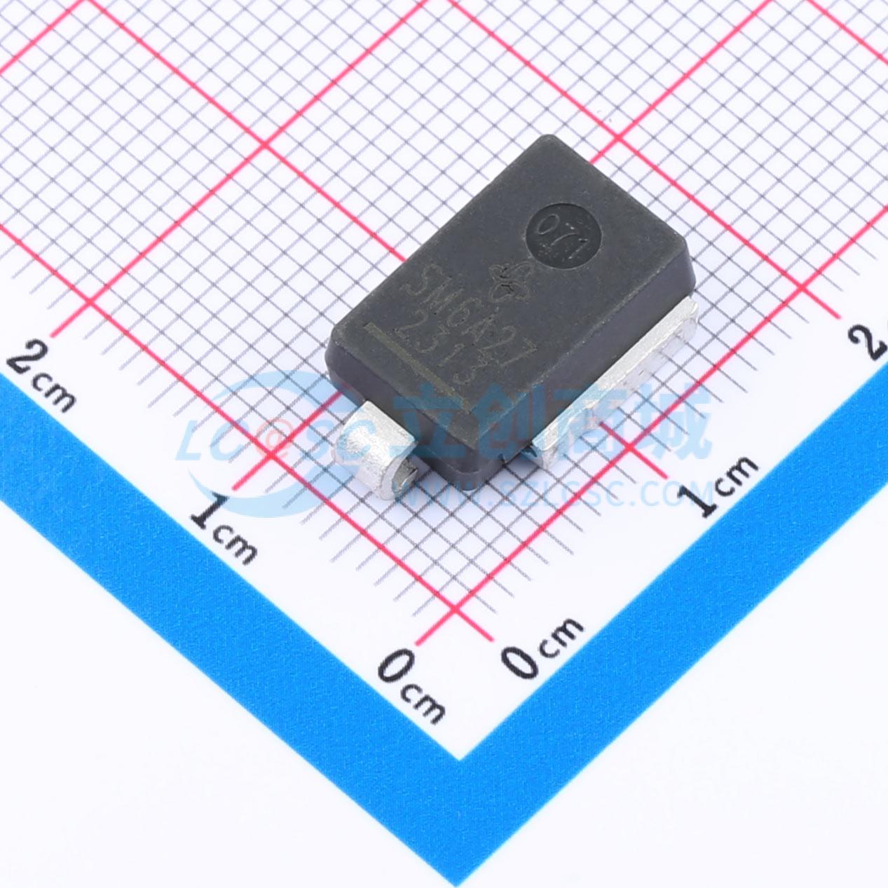 TVS/ESD管 SM6A27HE3/2D DO-218AB 22V 65A@8/20us 原装正品