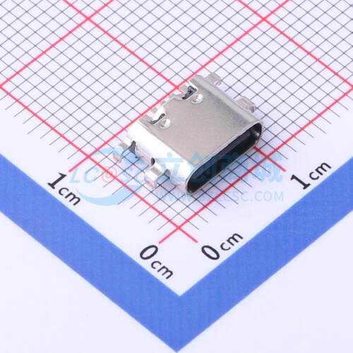 USB连接器 TYPE-C 6P CB1.6(073) SMD 母 沉板 6P 电子元器件配单