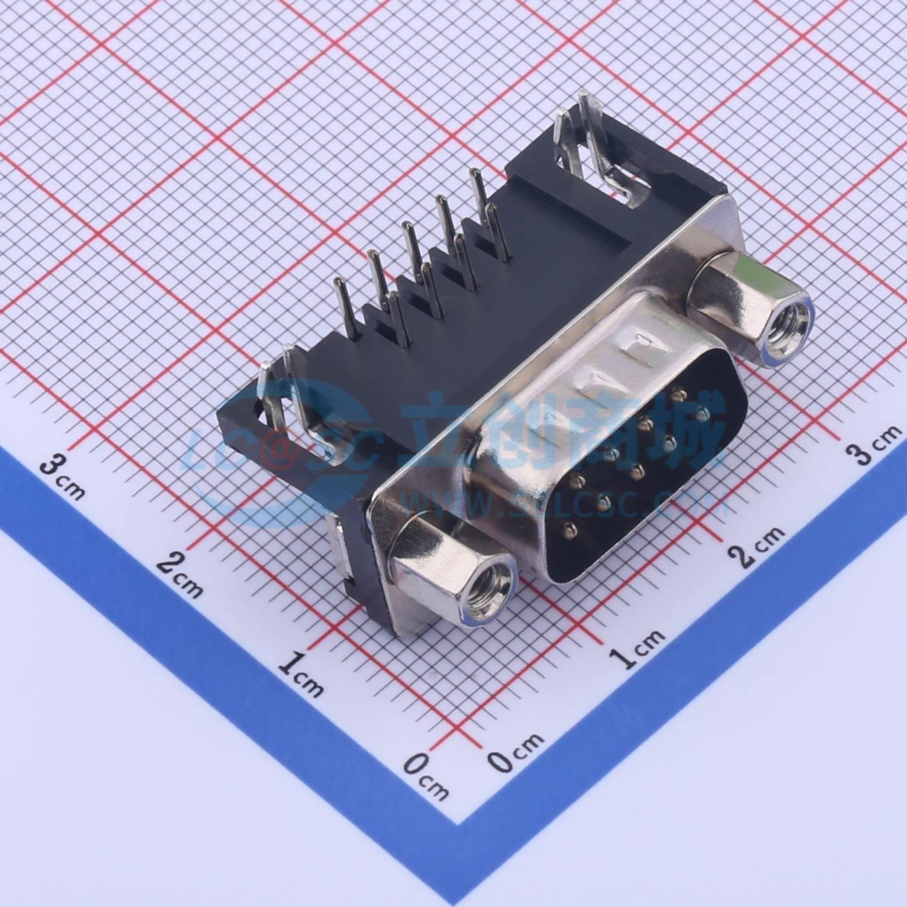 D-Sub/VGA连接器 FDB0901-M0DB300K6KF 弯插 公 9P 电子元器件