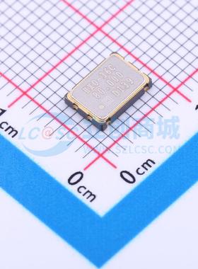 有源晶振 CO75H4-80.000-33JDTSN SMD7050-4P 80MHz ±10ppm 原装