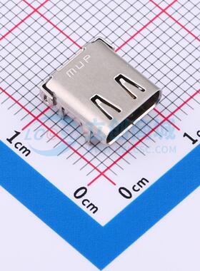 USB连接器 U20001-04 SMD 母 24P 原装正品 电子元器件配单