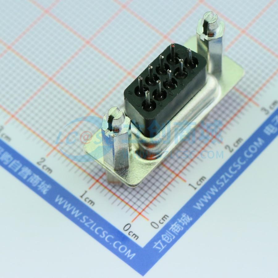 D-Sub/VGA连接器 DS1034-01-09MBN044(铁材） - 公 9P 电子元器件