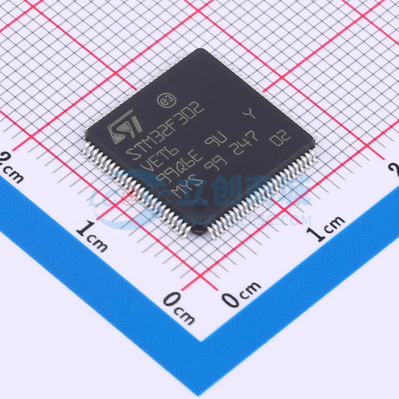 单片机(MCU/MPU/SOC) STM32F302VET6TR LQFP-100(14x14) 原装正品
