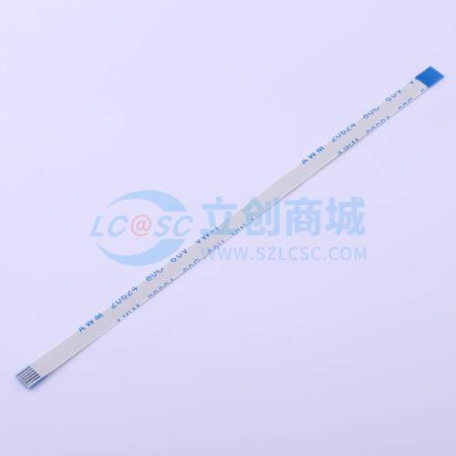 FFC连接线 JS05B-06P-100-3-4 P=0.5mm 6P 0.3mm 反向