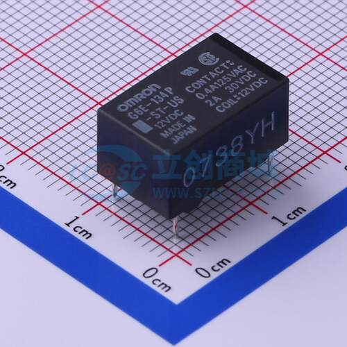 信号继电器 G6E-134P-ST-US-DC12 插件,10x16mm 12V 电子元器件