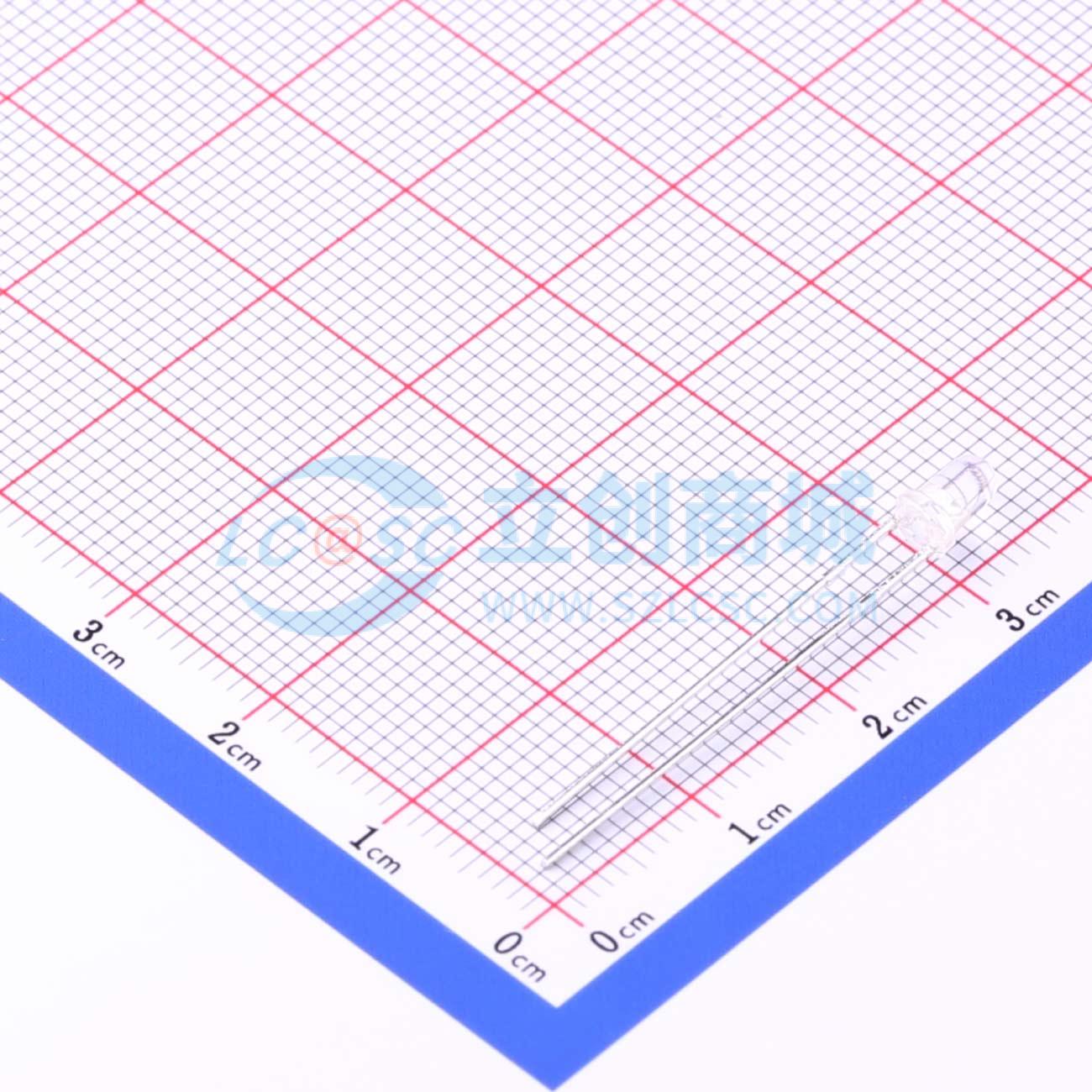 红外发射管 IR204C-A-L 插件,D=3mm 原装正品 电子元器件配单