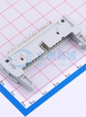 连接器 DS1011-30SBSiA7-B 插件,P=2.54mm 2x15P 牛角扣