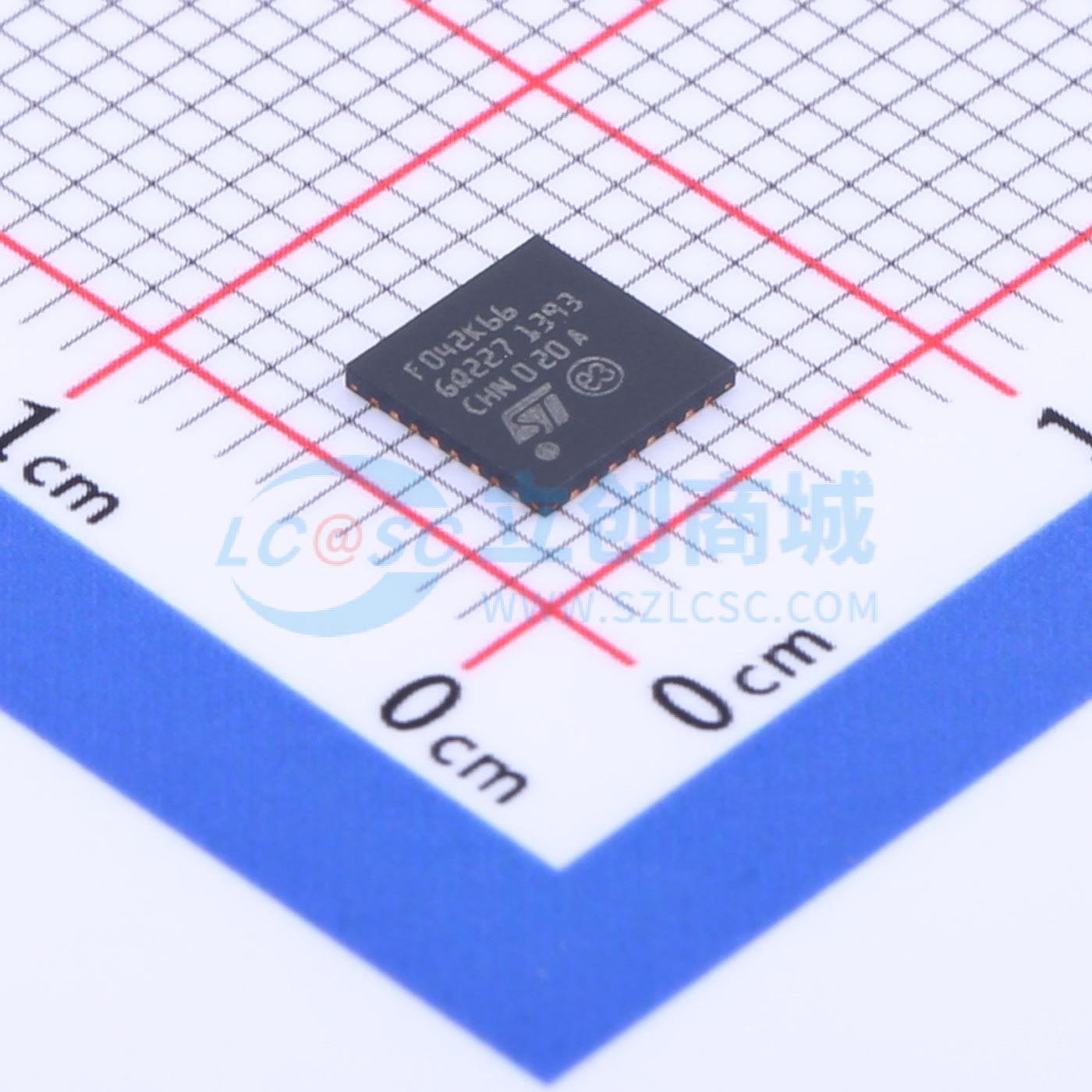 单片机(MCU/MPU/SOC) STM32F042K6U6TR UFQFPN-32(5x5) 原装正品