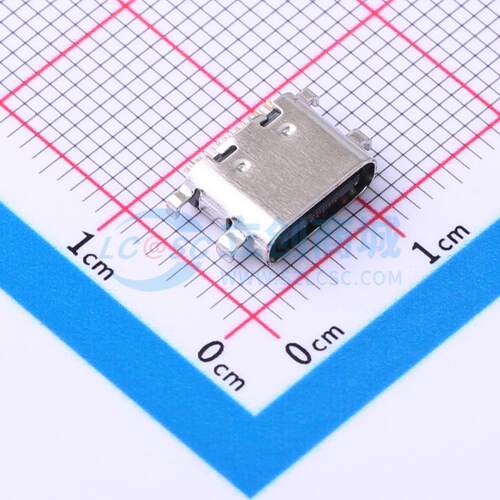 USB连接器 TYPE-C 16P CB1.6 073 SMD 母 沉板 16P 电子元器件