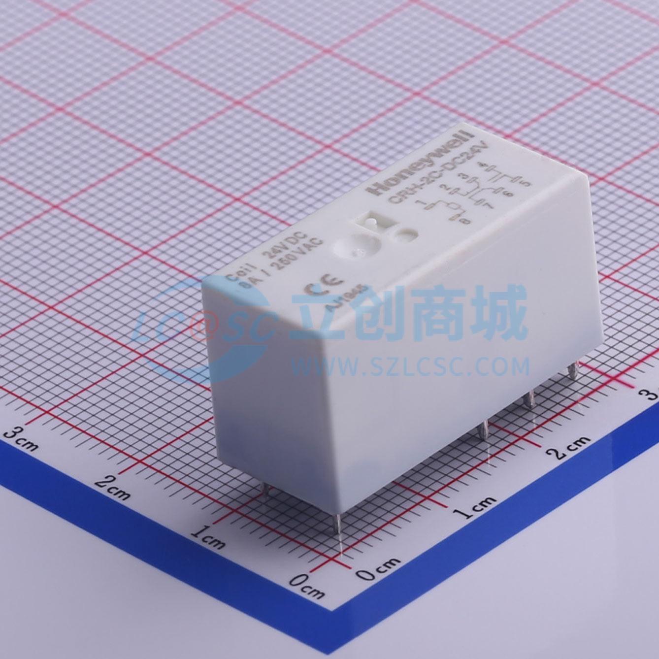 功率继电器 CRH-2C-DC24V DIP,12.7x29mm 原装 电子元器件配单